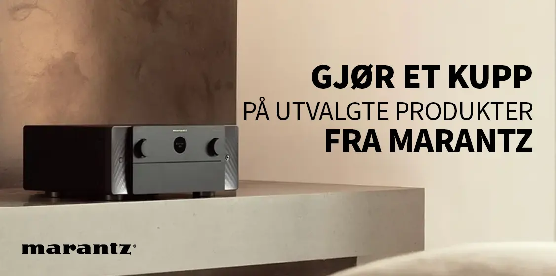 Marantz kampanje banner spar fra 15%